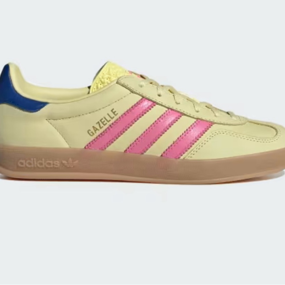 Adidas Gazelle Sneakers - Yellow and Pink